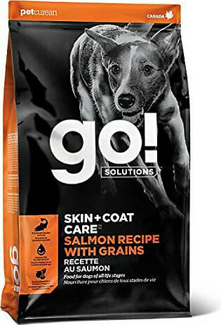 GO! SOLUTIONS Skin + Coat Care - Dry Dog Food, 25 lb - Salmo..