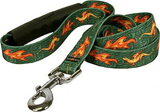 Yellow Dog Design Fire Breathing Dragon Ez-Grip Dog Leash wi..