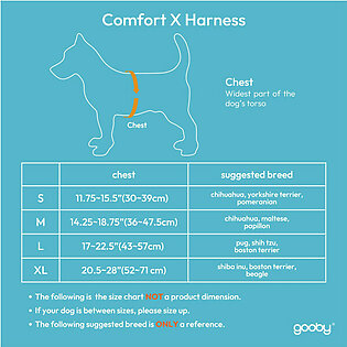 Gooby Comfort X Head in Harness - Orange, X-Large - No Pull ..