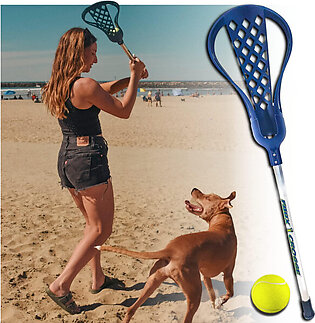 Dog Ball Launcher - Faux Crosse Fetch! - Sporty Lacrosse Sty..
