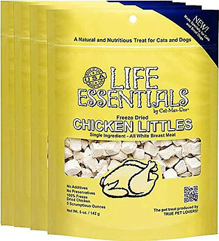 Freeze Dried Chicken Littles for Dogs & Cats - 5 Ounces - Gr..