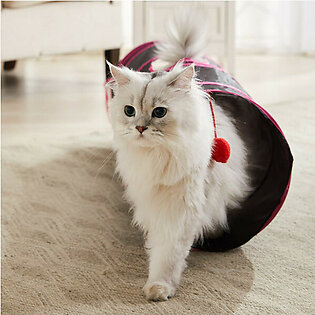 WESTERN HOME WH Cat Tunnels Tube Cat Toys, Cat Tunnel Bed Po..
