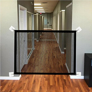 2 Pack Dog Gate, Mesh Baby Gate for Stairs, 43.3''..