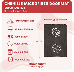 My Doggy Place - Microfiber Dog Door Mat - Dirt and Water Ab..
