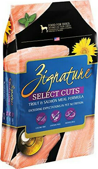 Zignature Select Cuts Trout & Salmon Formula Legume-Free Dry..
