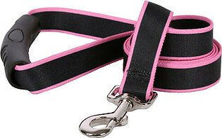 Yellow Dog Design Sterling Stripes Black Light Pink Dog Leas..