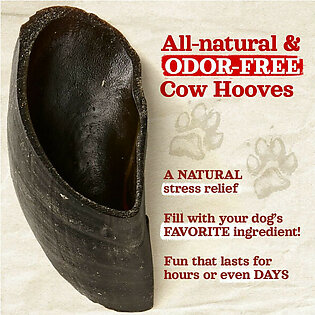 Natural Farm Cow Hooves (12 Pack), Odor-Free, All Natural So..