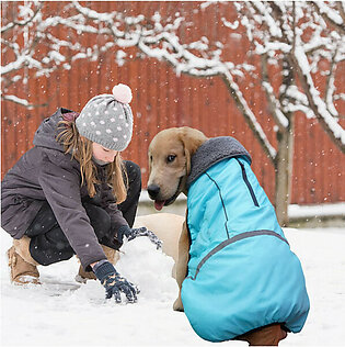 Dogcheer Dog Coat Fleece Collar, Reflective Dog Winter Jacke..