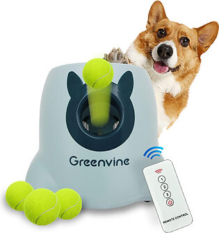 Greenvine Automatic Dog Ball Launcher Interactive Ball Throw..