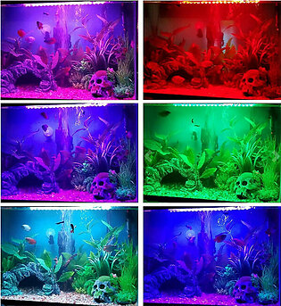 Fish Tank Light, RGB Aquarium Lights, Waterproof Color Chang..