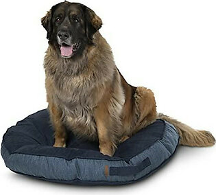 Bark and Slumber Bella Blue XL Plush Round Lounger Dog Bed