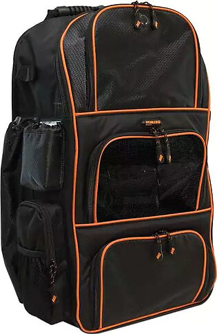 Mobile Edge Deluxe Carrying Case (Backpack) Baseball, Softball - Black, Orange