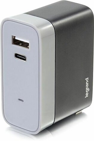 C2G USB C Wall Charger - USB C and USB A Wall Charger