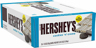 Hershey's, Cookies N' Creme, 1.55 oz, 36-count
