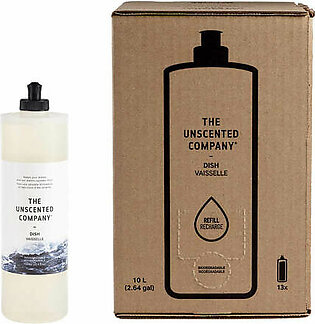 The Unscented Company Liquid Dish Soap Bottle and Refill Box, 363.22 fl oz