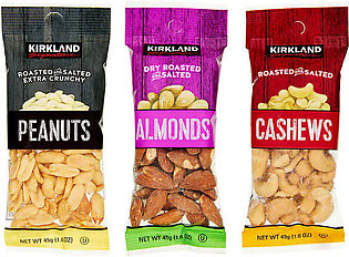 Kirkland Signature Snacking Nuts, Variety Pack, 1.6 oz, 30-count