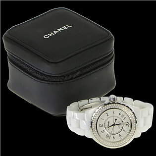 Chanel J-12 H0967 White Ceramic Diamond Women's Watch [CFXP]