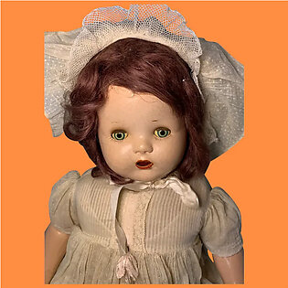 Early 22" Composition Mama Doll ~ Factory Original Clothing