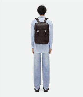Black/mat black
                                    Intrecciato Flap Backpack