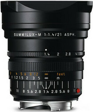 Leica Summilux-M 21mm f/1.4 ASPH. Black Anodized