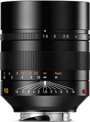 Leica Summilux-M 90mm f/1.5 ASPH. Black Anodized