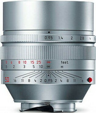 Leica Noctilux-M 50mm f/0.95 ASPH. Silver Anodized