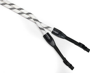 COOPH Nylon-Loop Rope Strap SO 49", White and Black