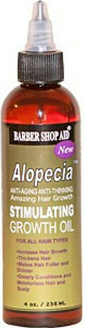 BARBER SHOP AID Alopecia Stimulating Hair Growth Oil 4 oz