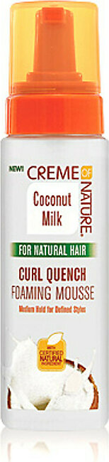 Creme of Nature Coconut Milk Curl Quench Foaming Mousse 7 oz