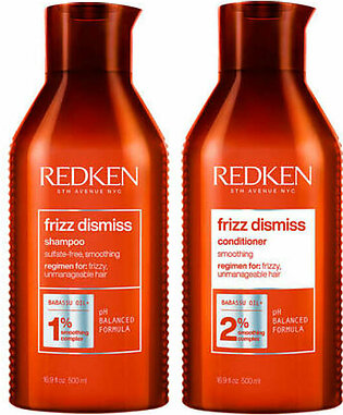 REDKEN Frizz Dismiss shampoo and conditioner combo 16.9 oz.
