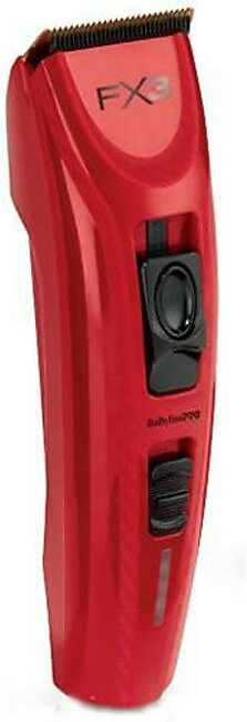 BaByliss Pro FX X3 High-Torque Clipper - Red/Black