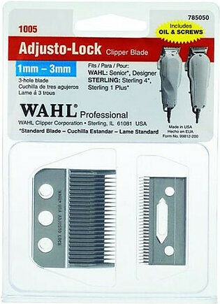 WAHL Standard Replacement 3 Hole Adjusto-Lock Clipper Blade Set CL-1026-001