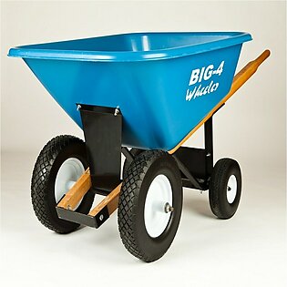 Big 4 Wheeler 8-cu ft Poly Yard Cart B4W-8