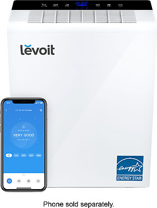Levoit – TruClean Smart 360 Sq. Ft True HEPA Air Purifier – White