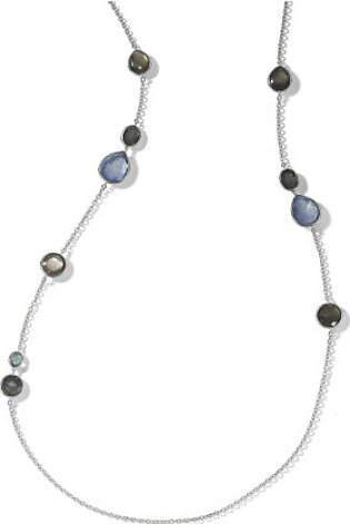 Ippolita Rock Candy Long Eclipse Blue Station Necklace