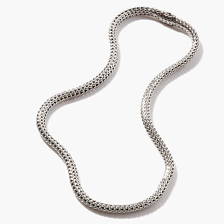 John Hardy Classic Chain 6.5mm Silver Necklace with Chain Clasp