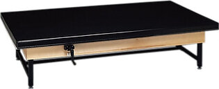 Wooden Platform Table - Manual Hi-Low, Upholstered