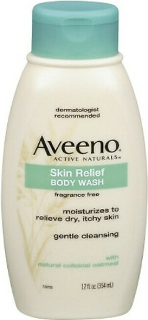 Aveeno Skin Relief Liquid Body Wash 12 oz. Bottle Unscented