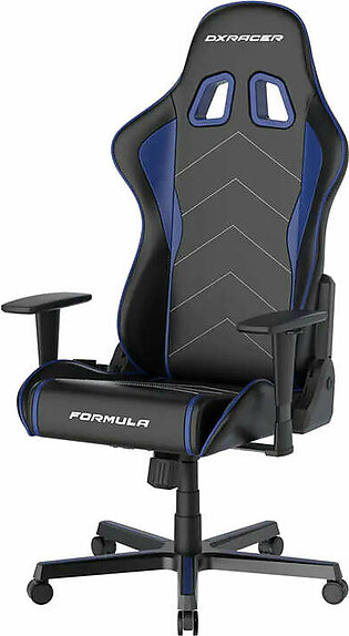 DXRacer Formula Series Black Indigo Leatherette Ergonomic XL Gaming Chair - DXR-GC/XLFH08LTC/NI