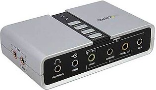 StarTech ICUSBAUDIO7D 7.1 USB Audio Adapter External Sound Card