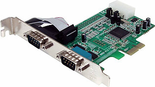 StarTech 2 Port PCI Express RS232 Serial Adapter Card