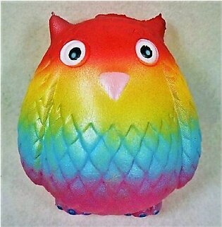 36 Pieces Slow Rising Squishy Toy *rainbow Owl - Slime & Squishees