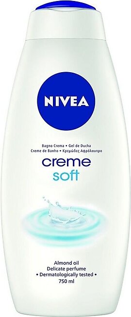12 Pieces Nivea Body Wash 750 Ml Cream Soft - Soap & Body Wash