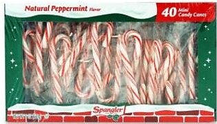 Candy Canes Peppermint Red Green White Mini (40)