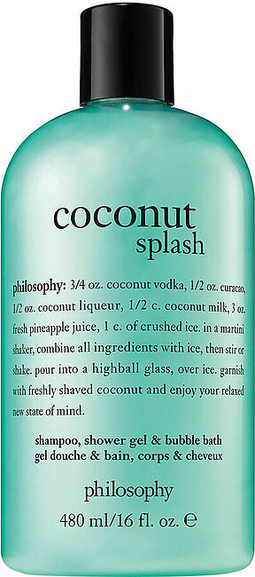 philosophy coconut splash shampoo, shower gel & bubble bath