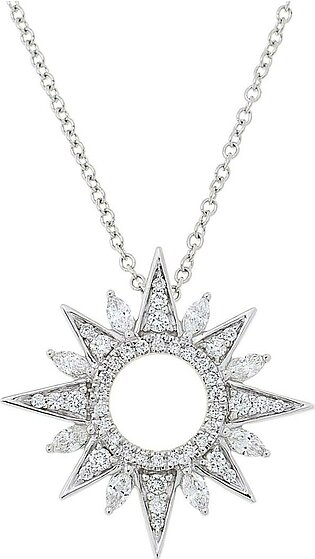 Made by Malyia Soleil 14K White Gold 0.50ctw Diamond Necklace