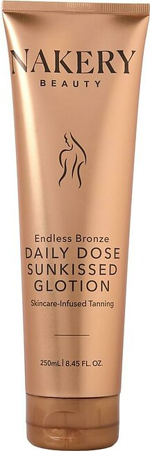 Nakery Beauty Skincare Infused Tanning Glotion for Face & Body AS