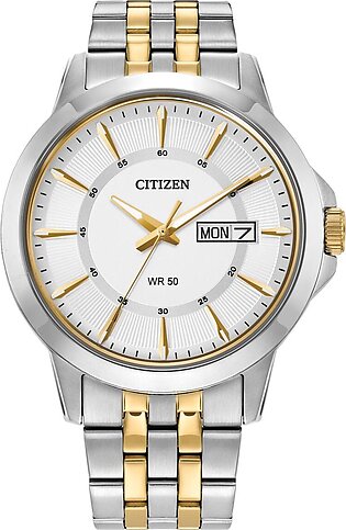 Citizen Two-Tone Stainless Steel Men's Quartz Bracelet Watch