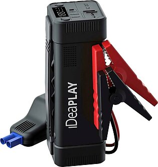 iDeaPLAY 27KmAh Jumpstarter/Power Station w/Cables, AC Adapter & Case
