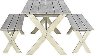 Safavieh Marina 3-piece Picnic Table Set